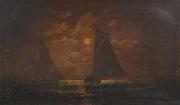 Charles S. Dorion moonlit seascape